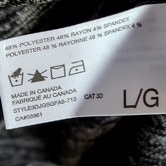 Alfred Sung lightweight knit dress, large, black & white - Picture 6 of 8